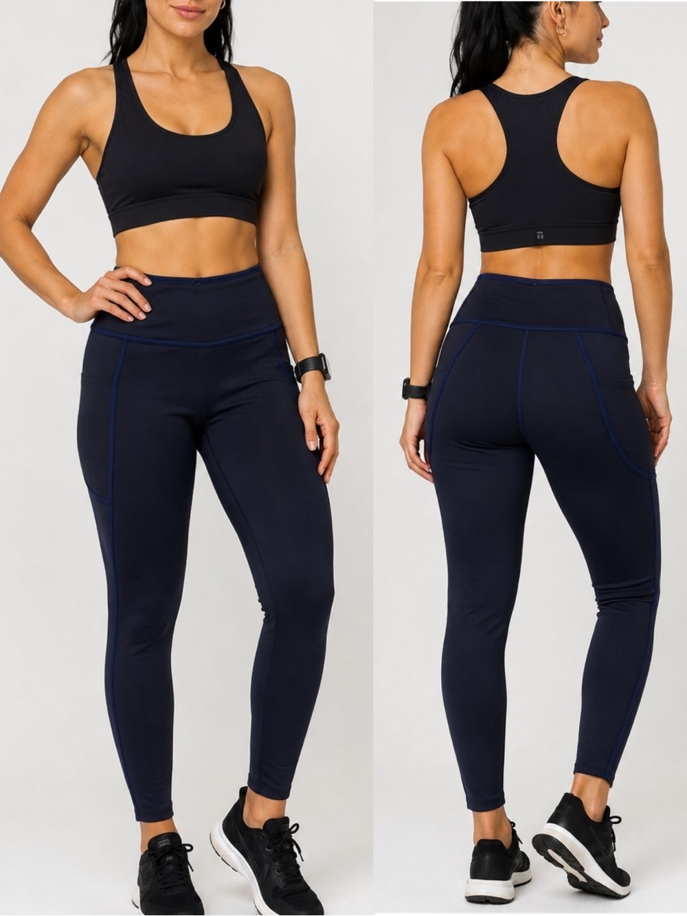 Tommy John | NWOT Navy High-Rise Pocket Active Leggings (size M)